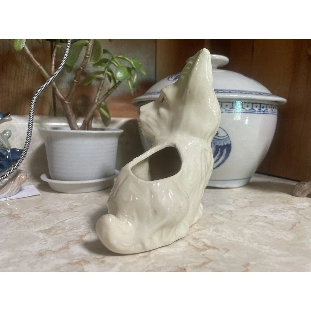Vintage Ceramic Window Planter - West Highland‎ Terrier